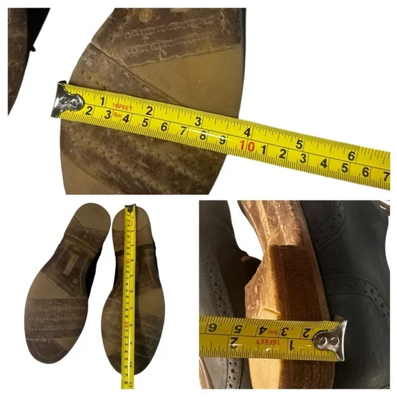 Josef Seibel Black Leather Oxford Shoes EU 40 Comfort Lace Up - Picture 9 of 9